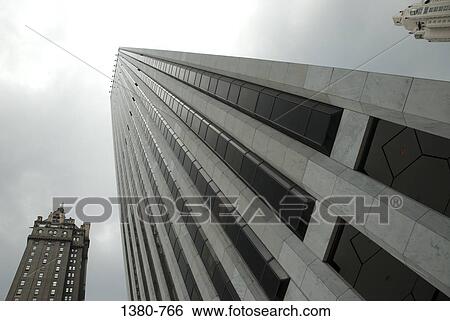Low angle view of skyscrapers in a city, New York City, New York State, USA View Large Photo Image Stock Photograph - Low angle view of skyscrapers in a city, New York City, New York State, USA. Fotosearch