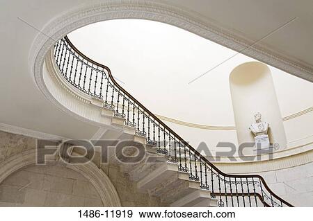 Low angle view rotunda stairs, Dublin City Hall, Dublin, County Dublin, Ireland View Large Photo Image Stock Photo - Low angle view rotunda stairs, Dublin City Hall, Dublin, County Dublin, Ireland. Fotosearch