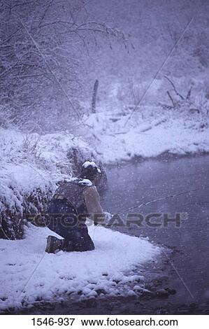 Man fly-fishing in a river, Truckee, Nevada County, California, USA View Large Photo Image Stock Photo - Man fly-fishing in a river, Truckee, Nevada County, California, USA. Fotosearch