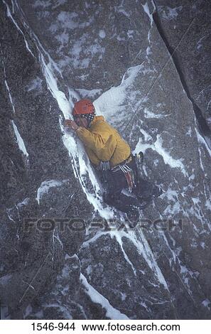 Person climbing a mountain, Donner Summit, California, USA View Large Photo Image Picture - Person climbing a mountain, Donner Summit, California, USA. Fotosearch