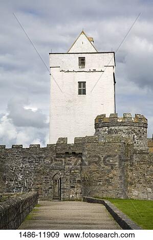 Ruins of a castle, Doe Castle, Creeslough, County Donegal, Ulster Province, Ireland View Large Photo Image Stock Photo - Ruins of a castle, Doe Castle, Creeslough, County Donegal, Ulster Province, Ireland. Fotosearch