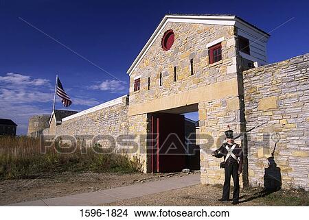 Security guard standing at the entrance of a fort, Fort Snelling, St. Paul, Ramsey County, Minnesota, USA View Large Photo Image Picture - Security guard standing at the entrance of a fort, Fort Snelling, St. Paul, Ramsey County, Minnesota, USA. Fotosearch