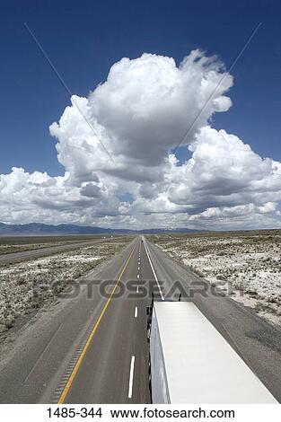 Semi-truck on a road View Large Photo Image Picture - Semi-truck on a road. Fotosearch