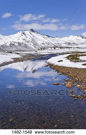 sky, reflection, snow, water, cloud, sea, mountain View Large Photo Image Stock Photo - sky, reflection, snow, water, cloud, sea, mountain. Fotosearch