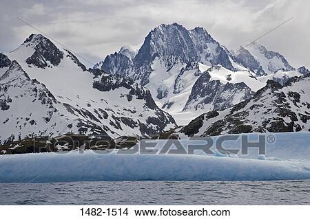 sky, snow, cloud, sea, ocean, mountain, ice View Large Photo Image Picture - sky, snow, cloud, sea, ocean, mountain, ice. Fotosearch