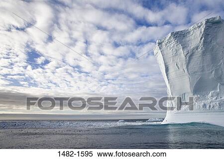 Stock Photography - sky, white, water, cloud, sea, ocean, ice. Fotosearch