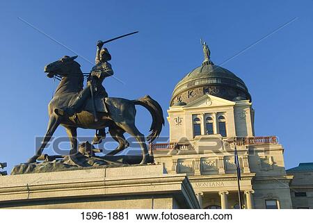 Statue of Thomas Francis Meagher in front of a government building, Montana State Capitol, Helena, Montana, USA View Large Photo Image Stock Image - Statue of Thomas Francis Meagher in front of a government building, Montana State Capitol, Helena, Montana, USA. Fotosearch