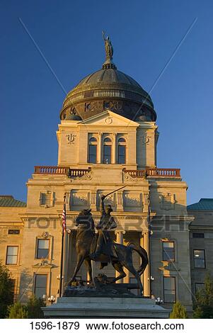 Statue of Thomas Francis Meagher in front of a government building, Montana State Capitol, Helena, Montana, USA View Large Photo Image Stock Photo - Statue of Thomas Francis Meagher in front of a government building, Montana State Capitol, Helena, Montana, USA. Fotosearch