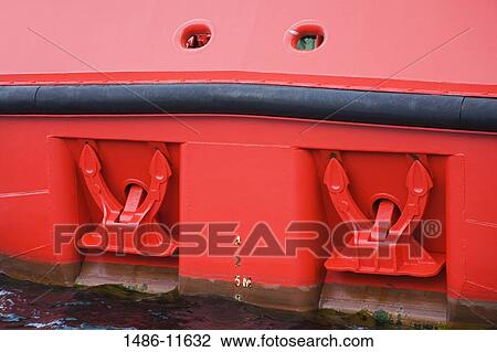 Stern anchors on an oil rig supply ship, Stavanger, Rogaland County, Norway View Large Photo Image Stock Image - Stern anchors on an oil rig supply ship, Stavanger, Rogaland County, Norway. Fotosearch