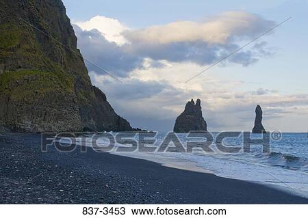Waves on the beach, Iceland View Large Photo Image Stock Image - Waves on the beach, Iceland. Fotosearch