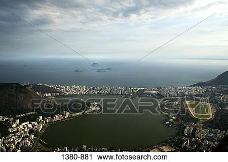 Aerial view of a cityscape, Rio de Janeiro, Brazil View Large Photo Image Stock Image - Aerial view of a cityscape, Rio de Janeiro, Brazil. Fotosearch