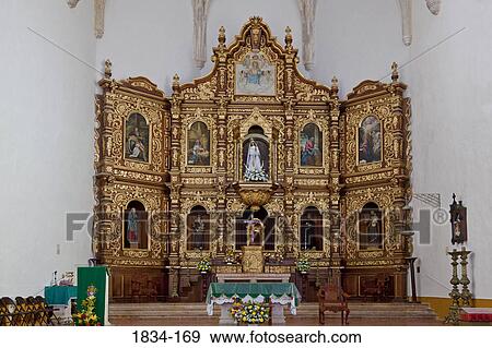 Altar in a church, Convento De San Antonio De Padua, Izamal, Yucatan, Mexico View Large Photo Image Stock Photo - Altar in a church, Convento De San Antonio De Padua, Izamal, Yucatan, Mexico. Fotosearch