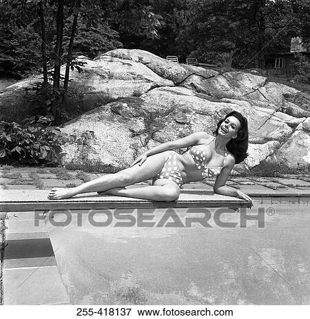 Stock Photo - Beautiful woman in bikini. Fotosearch