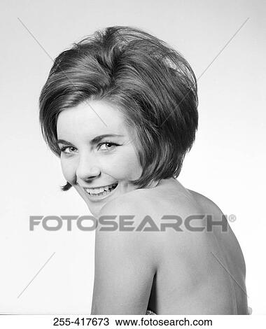 Stock Image - Beauty portrait of young woman. Fotosearch