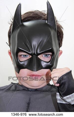 Boy dressed up like a superhero View Large Photo Image Stock Photograph - Boy dressed up like a superhero. Fotosearch