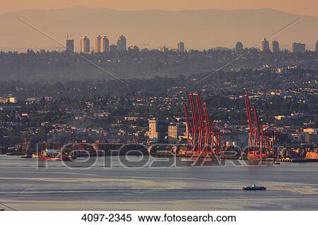 Stock Photography - City at the waterfront, Vancouver, British Columbia, Canada. Fotosearch
