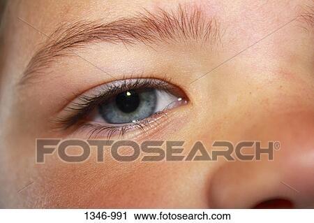 Close-up of a boy's blue eye View Large Photo Image Stock Image - Close-up of a boy's blue eye. Fotosearch