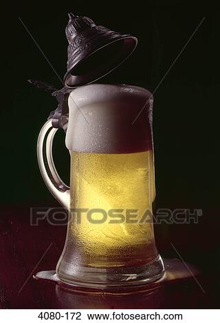 Close-up of a German beer stein View Large Photo Image Stock Image - Close-up of a German beer stein. Fotosearch