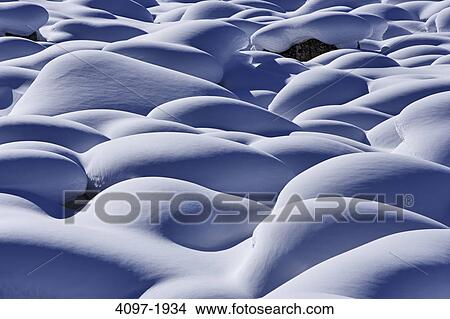 Close-up of snow mounds, Jasper National Park, Alberta, Canada View Large Photo Image Picture - Close-up of snow mounds, Jasper National Park, Alberta, Canada. Fotosearch