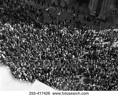 Crowd on the street View Large Photo Image Stock Photograph - Crowd on the street. Fotosearch