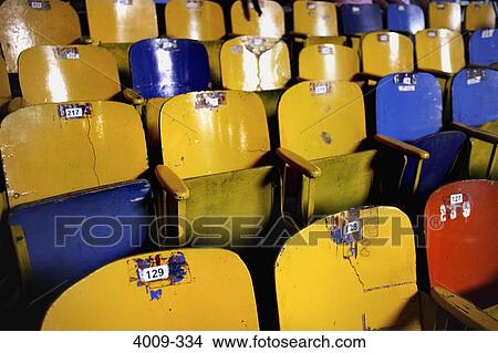 Empty seats in a wrestling stadium, Mexico View Large Photo Image Picture - Empty seats in a wrestling stadium, Mexico. Fotosearch