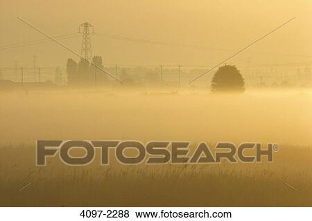 Field covered with fog at sunrise, Fraser Valley, British Columbia, Canada View Large Photo Image Stock Photo - Field covered with fog at sunrise, Fraser Valley, British Columbia, Canada. Fotosearch