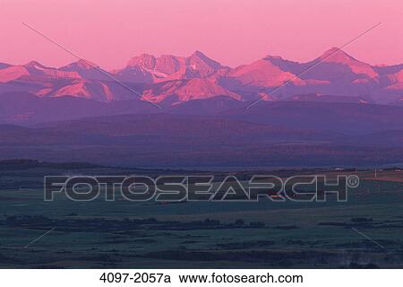 Landscape with mountains in the background, Rocky Mountains, Alberta, Canada View Large Photo Image Stock Image - Landscape with mountains in the background, Rocky Mountains, Alberta, Canada. Fotosearch