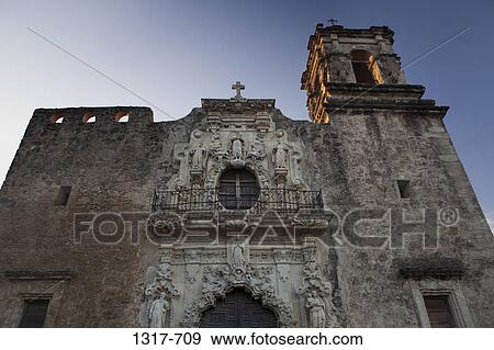 Low angle view of a church, Mission San Jose, San Antonio Missions National Historical Park, San Antonio, Texas, USA View Large Photo Image Stock Photo - Low angle view of a church, Mission San Jose, San Antonio Missions National Historical Park, San Antonio, Texas, USA. Fotosearch