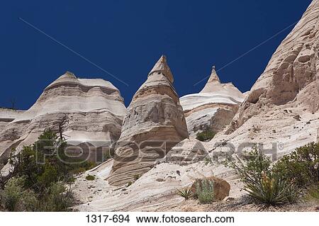 Low angle view of rock formations, Kasha-Katuwe Tent Rocks, Sandoval County, New Mexico, USA View Large Photo Image Picture - Low angle view of rock formations, Kasha-Katuwe Tent Rocks, Sandoval County, New Mexico, USA. Fotosearch