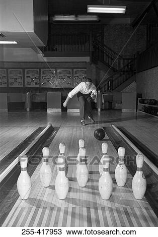 Man bowling View Large Photo Image Stock Image - Man bowling. Fotosearch