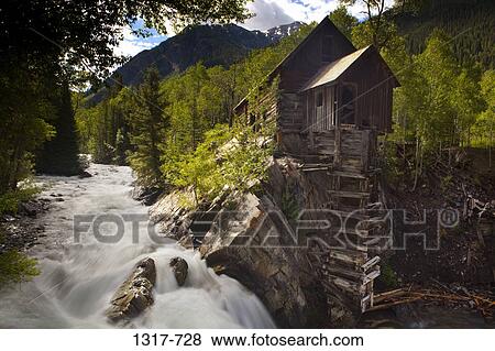 Mill near a waterfall, Crystal Mill, Crystal, White River National Forest, Gunnison County, Colorado, USA View Large Photo Image Stock Photo - Mill near a waterfall, Crystal Mill, Crystal, White River National Forest, Gunnison County, Colorado, USA. Fotosearch