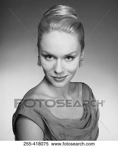 Stock Photography - Portrait of beautiful woman. Fotosearch
