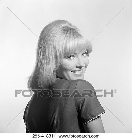 Stock Image - Portrait of woman. Fotosearch