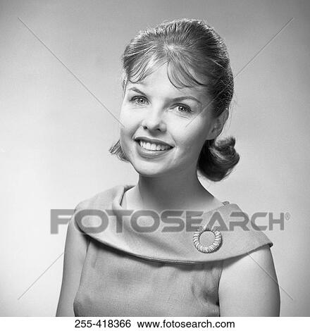 Stock Photograph - Portrait of woman. Fotosearch