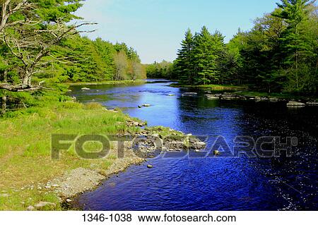 River passing through the national park, Mersey River, Kejimkujik National Park, Nova Scotia, Canada View Large Photo Image Stock Photo - River passing through the national park, Mersey River, Kejimkujik National Park, Nova Scotia, Canada. Fotosearch