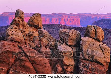 Rock formations in a canyon, Fiery Furnace, Arches National Park, Utah, USA View Large Photo Image Stock Image - Rock formations in a canyon, Fiery Furnace, Arches National Park, Utah, USA. Fotosearch