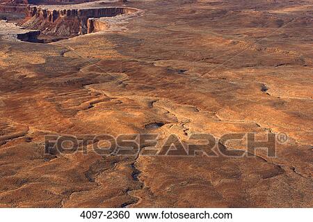 Stock Image - Rock formations in a canyon, Green River, Canyonlands National Park, Utah, USA. Fotosearch