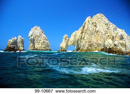 Rock formations in the ocean, El Arco De Cabo San Lucas, Cabo San Lucas, Baja California, Mexico View Large Photo Image Stock Photo - Rock formations in the ocean, El Arco De Cabo San Lucas, Cabo San Lucas, Baja California, Mexico. Fotosearch