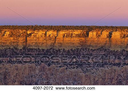 Stock Image - Rock formations on a landscape, South Rim, Grand Canyon National Park, Arizona, USA. Fotosearch