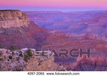 Stock Photography - Rock formations on a landscape, South Rim, Grand Canyon National Park, Arizona, USA. Fotosearch