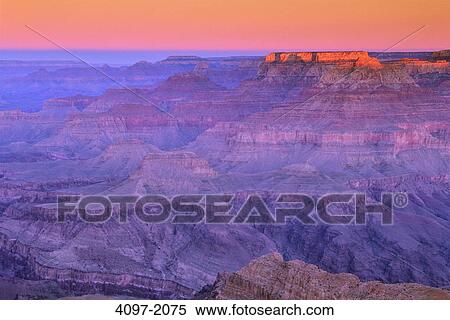 Stock Photography - Rock formations on a landscape, South Rim, Grand Canyon National Park, Arizona, USA. Fotosearch
