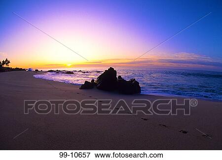 Stock Photo - Rocks on the beach, Cabo San Lucas, Baja California, Mexico. Fotosearch