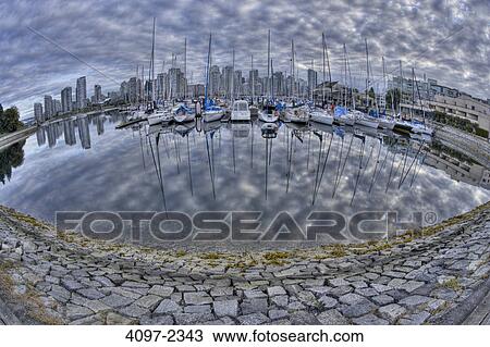 Sailboats in a stream, False Creek, Vancouver, British Columbia, Canada View Large Photo Image Stock Image - Sailboats in a stream, False Creek, Vancouver, British Columbia, Canada. Fotosearch
