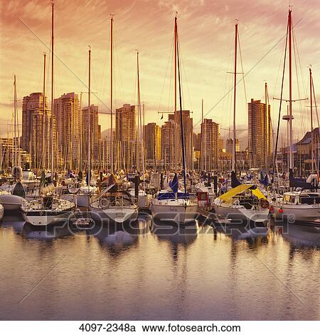Sailboats in a stream, Vancouver, British Columbia, Canada View Large Photo Image Stock Image - Sailboats in a stream, Vancouver, British Columbia, Canada. Fotosearch