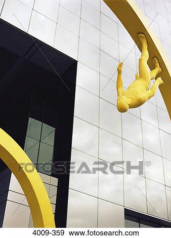Sculpture in front of an office building, Santiago, Chile View Large Photo Image Stock Photo - Sculpture in front of an office building, Santiago, Chile. Fotosearch