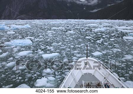 Ship in the sea, LeConte Glacier, Inside Passage, Alaska, USA View Large Photo Image Stock Photography - Ship in the sea, LeConte Glacier, Inside Passage, Alaska, USA. Fotosearch