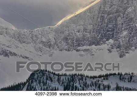 Snow covered mountains, Kootenay National Park, Canadian Rockies, British Columbia, Canada View Large Photo Image Stock Photo - Snow covered mountains, Kootenay National Park, Canadian Rockies, British Columbia, Canada. Fotosearch