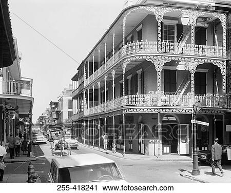 USA, New Orleans, Royal street View Large Photo Image Stock Image - USA, New Orleans, Royal street. Fotosearch