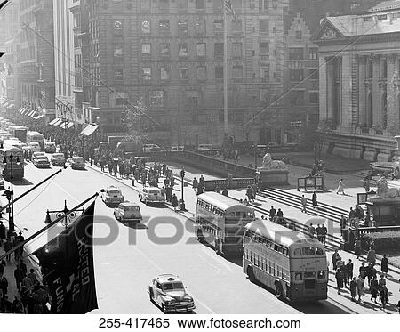 Stock Photography - USA, New York City, street scene. Fotosearch