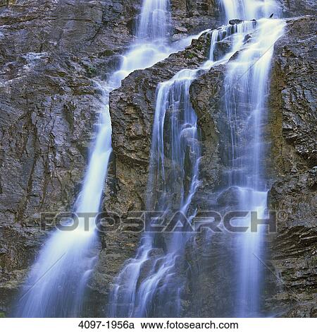 Waterfall, Tangle Falls, Jasper National Park, Alberta, Canada View Large Photo Image Stock Image - Waterfall, Tangle Falls, Jasper National Park, Alberta, Canada. Fotosearch